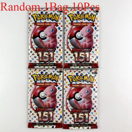 10/40 Pcs Pokemon Card Prismatic 151 Evolutions English Booster Battle Pokemon Card Game Carte Trading Collection Cards