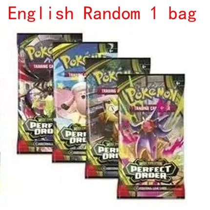 360Pcs Pokemon Card MEGA EVOLUTION Perfect Order 151 Surging Pokémon Cards Game English Booster Battle Transaction Card Gift