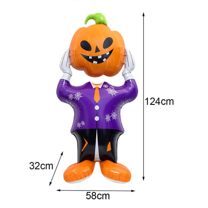 Halloween Horror Simulation Fake Dead Body Prop Inflatable Body Indoor Outdoor Yard Garden Haunted House DIY Decor Supplies