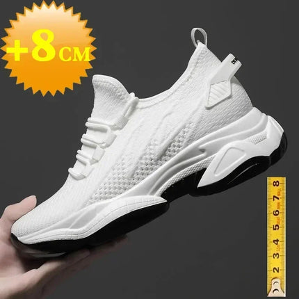 Increasing Men Sneakers Casual Heightening Shoes 8cm Height Increase Shoes for Summer Breathable 6cm - product image 2