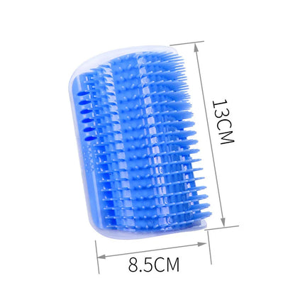Massage Pet Cat Brush Corner Scrape Hair Removal Beauty Clean Corner Brush Removable Scratcher Comb for Kitten Cat - product