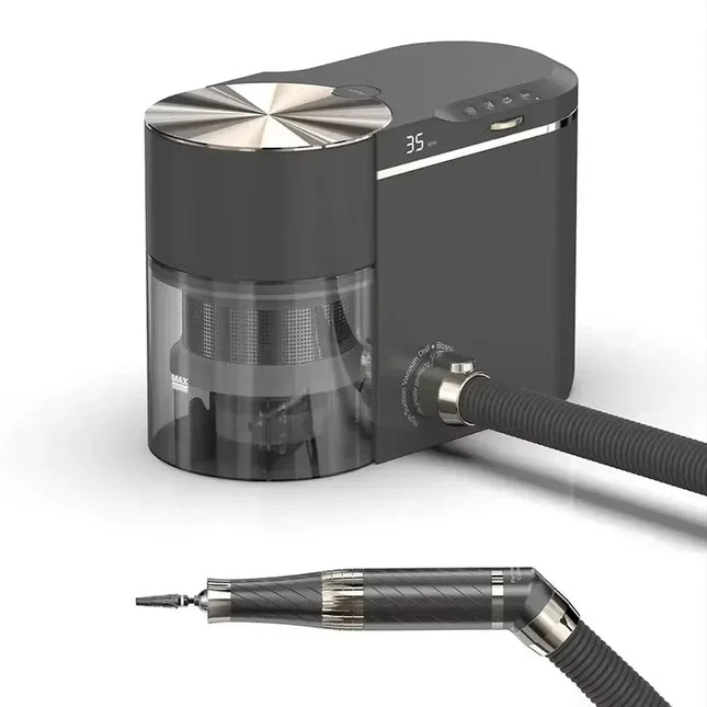 Productos profesionales de uñas 2 en 1, aspiradora robusta y duradera, colector de polvo personalizable con impresión de logotipo OEM, adecuado