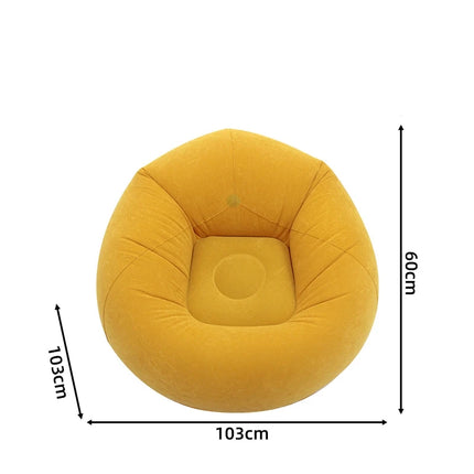 Inflatable Bean Bag Chairs Portable 9 Colors Blow up Chairs Lazy Sofa for Living Room Outdoor Camping Single Person