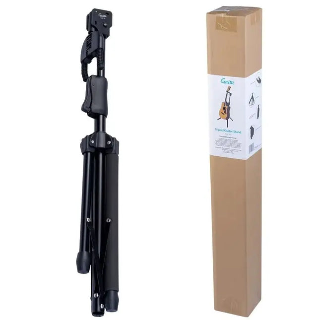 GUITTO GGS-06 Universal Guitar Stand Guitar Accessories Aluminum Alloy Tripod Music Stands Folding Holder Height Adjustable