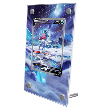 Pokemon Display Cards PTCG Reshiram Zekrom Charizard Espeon Latias SV11 151 Anime Game Expand Art Gifts Acrylic Protective Case