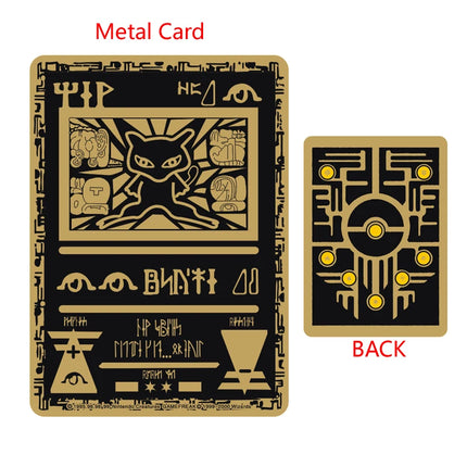Pokemon Cards Flash Metal V EX GX Mega Card Pikachu Charizard Golden Vmax Card Collection Gift Kids Game Collection Cards