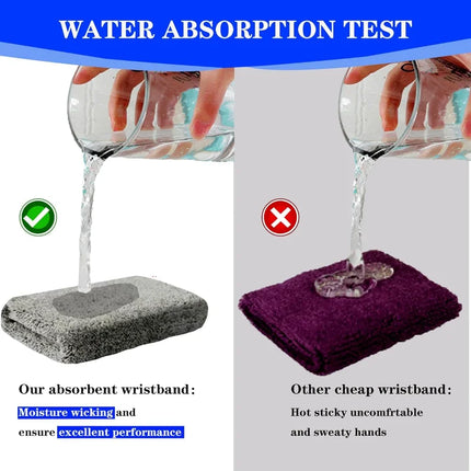 New Hot 1Pairs 2Pcs Set Breathable Cotton Wrist Sweatbands Sweat Absorbent Wristbands for Tennis Football Basketball Running Gym