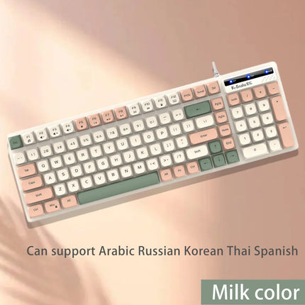 K-Snake KM100 Wired Fashion Keyboard and Mouse Set USB Laptop Office Universal Keyboard and Mouse Set - product image from BS