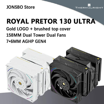 Thermalright ROYAL PRETOR 130 ULTRA 7 Heat Pipe AGHP GEN4.0 Inverse Gravity Heat Pipe CPU Air Cooler supports LGA1851/1700 AM5/4