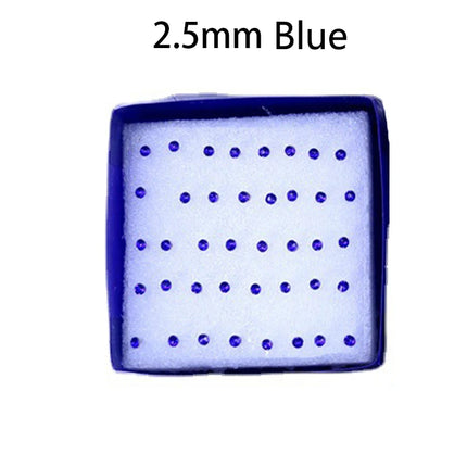 20 Pair/Set Women Girl Rhinestone Crystal Ear Stud Earrings Party Elegant Simple Daily Wear Earring Jewelry Gift 2.5 3 4 5mm