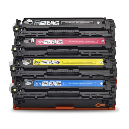 CB540a 125A CE320a CF210a Toner cartridge For HP LaserJet CM1415fn CM1415fnw CP1215 CP1215n CP1515 CP1515n CP1518ni printer 1pcs