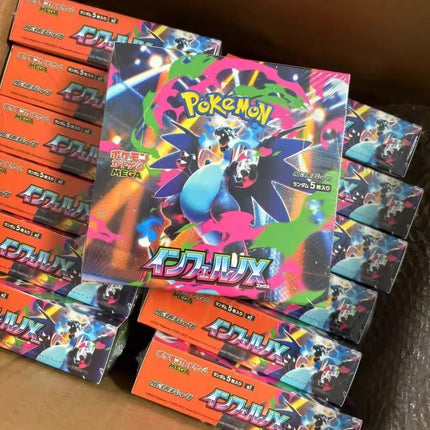 In Stock Pokemon Card Original Trading Ptcg Cartoon Japanese Version M2 Mega Evolution Supplementary Pack Fire Dragon Hell Flame