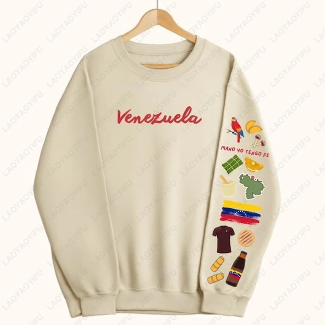 Sudadera con capucha Free Venezuela Hasta El Final para hombre y mujer, novedad, a la moda, versátil, jersey de tendencia, estilo urbano