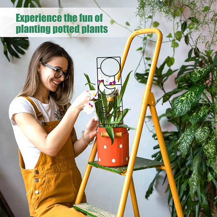 Climbing Plant Trellis Plant Support Garden Stake Stand Climbing Rack Iron Flower Trellis Frame Stand Holder Garden Decor