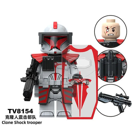 HOT T0YS Anime Figure Building Blocks Clone Trooper Shock Trooper Figure building blocks Palpatine Anakin Skywalker Toys