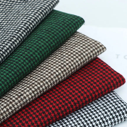 Slim Fit Houndstooth Men's Suits Elegant Blazer and Trousers Set 2 Piece Double Breasted Checkered Business Office Wedding Suit