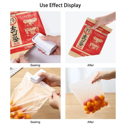 Mini Hea Bag Seal Machine Package Sealer Bags Thermal Plastic Food Bag - product image from BSM MART