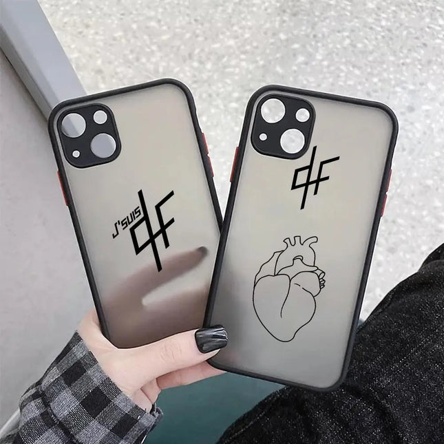 PNL QLF Rapper Singer Handyhülle für iPhone 16 15 11 12 14 13 Pro Max Mini X XS XR 7 8 Plus SE Stoßfeste Matte Hülle Fundas