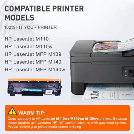 W1410A toner for HP LaserJet M110, M139 and M140; not for e-models