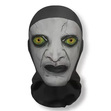 Halloween carnival funny headgear cosplay costume, comical wig mask prank props, party decoration creative headpiece