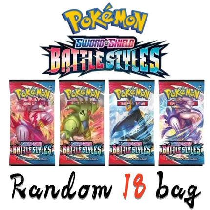 Random 18 bag Pokemon TCG Booster Pack Mega Evolution Ascended Heroes English Version Cards Per Pack Rare Trading Cards