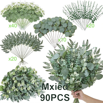 Eucalyptus Leaves - artificial flowers for wedding greenery (photo 1 of 10)