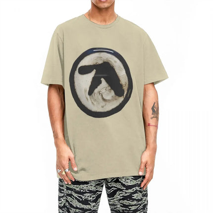 Men Women's Aphex Twin Music T Shirt Cotton Clothing Vintage Short Sleeve Round Collar Tee Shirt Party T-Shirt
