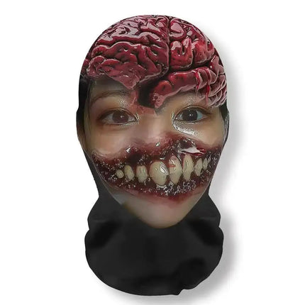 Creative headpiece Halloween carnival funny headgear cosplay costume comical wig mask prank props party decoration