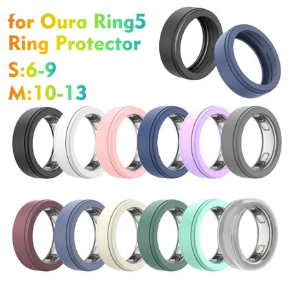 Silicone Cover for Oura Ring 5 Protector, Elastic Case for Oura Ring 5 Working Out - Protector for Working Out ﻿