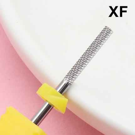 1Pcs Safety Nail Drill Bits,3/32" Tungsten Carbide Cuticle Drill Bits,Two Way Rotate For Nail Bed File Dead Skin Nail Prepare Cl