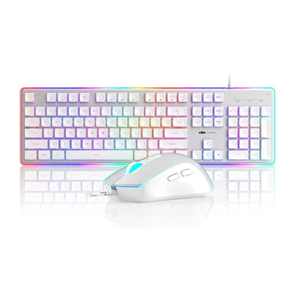 MageGee Gaming Keyboard and Mouse 104 Keys RGB 6 Speed Mouse Combo Pudding Keycaps Silent Computer Keyboard PC - product imag