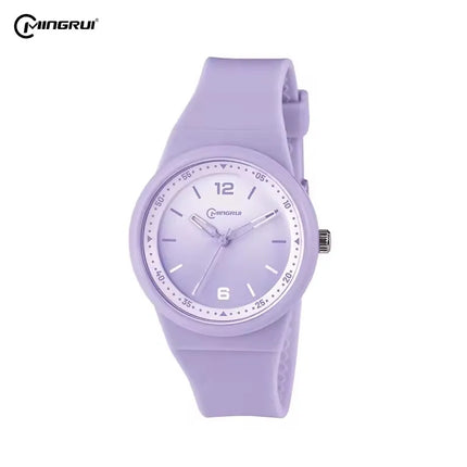 Pink Quartz Children Watches Silicone Strap Waterpoof Blue Analog Teenage Wriwtches for Girls Boys