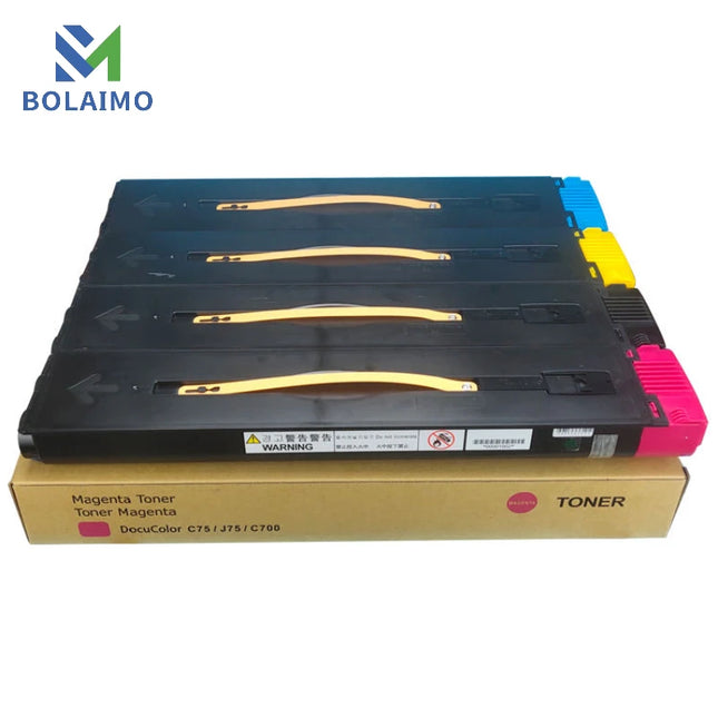 1 STÜCK C700 Tonerkartusche für Xerox C75 J75 C700, hohes Druckvolumen, kompatibel, hohe Qualität, Japan Toner BK:600G CMY:600G