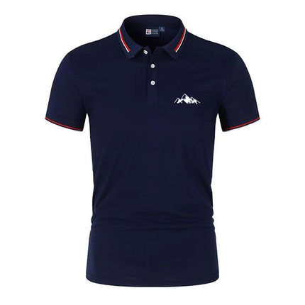 Quick Dry Men's Sports Polo Shirt Golf wear Summer Gym Fitness Training Clothing Comfortable Breathable Shirts
