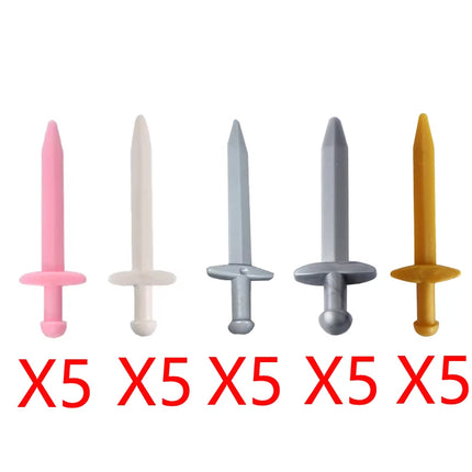 MOC Medieval Military Weapons Building Blocks Parts Castle Knights Soldier Sword Bow Crossbow Helmet Spear Model Bricks Boy Toys