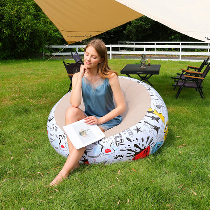 1PC Thickened Inflatable Lazy Sofa Lounge Chair – Perfect for Outdoor Courtyards & Indoor Leisure