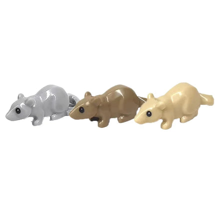 MOC Animal Scene Building Blocks Cats Dogs Sheep Pigs Chickens Eagle Parrots Dolphin Zoo Fram Accessories DIY Toys Bricks T14