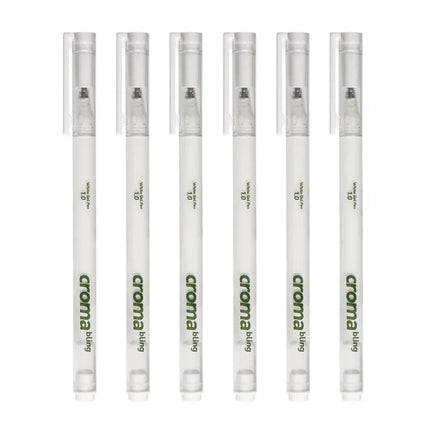 Croma 1/3/5Pcs 1.0mm Highlight White Gel Pen Highlight Marker Pen Fine Tip for Student Drawing Art Writing Supplies