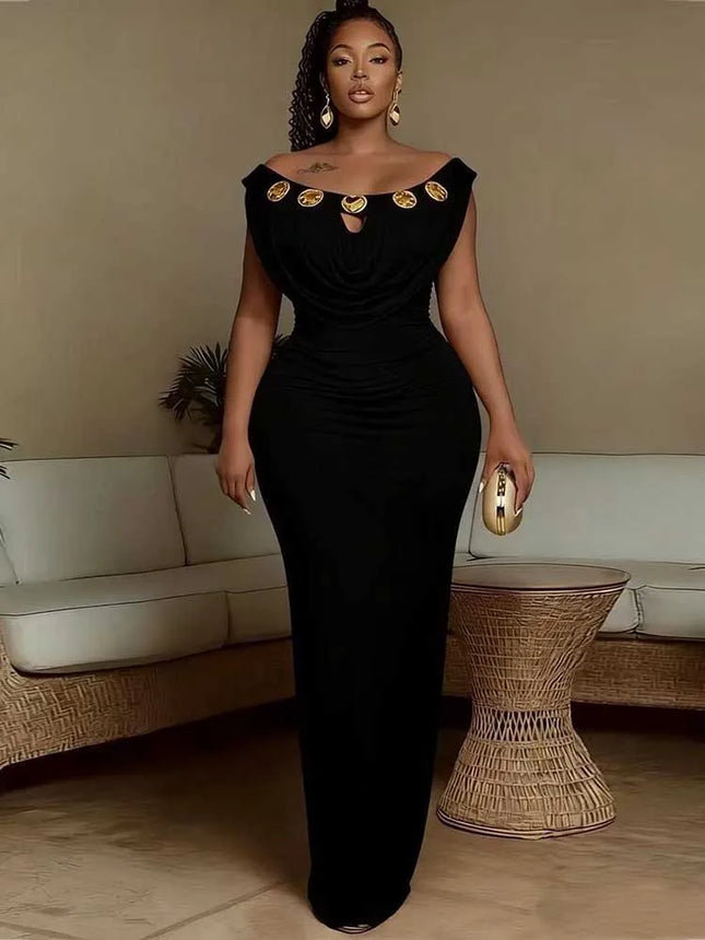Abendkleid für Partys, hohe Taille, figurbetontes Bohème-Kleid, schickes Kleid für Hochzeiten, schulterfrei, sexy, lange Kleider, elegant
