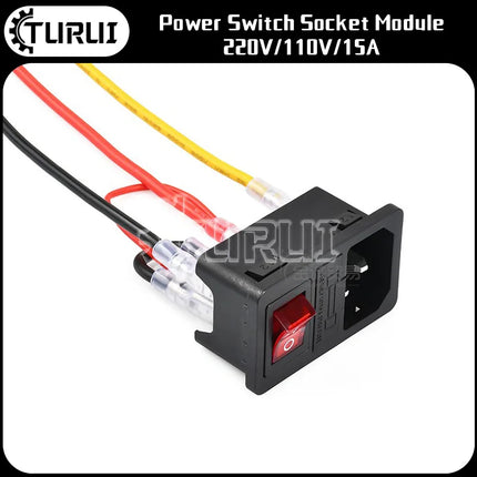 Voron SW/2.4/Trident 3D printer accessories power switch socket module 220V/110V