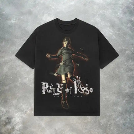 Rule of Rose T shirt Year round clothing personality Clothes Plus Size Unisex New Model Couples Classic high quality Sports soft