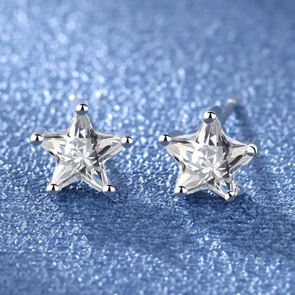 High-quality 925 Sterling Silver Crystal Fashion Circle Hoop Earrings for Woman Wedding Party Gift Street Versatile Jewelry