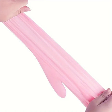 Pink Nitrile Disposable Gloves for Household Cleaning Working Kitchen Gardening Dishwashing Latex Free Nail Salon Tattoo Gloves