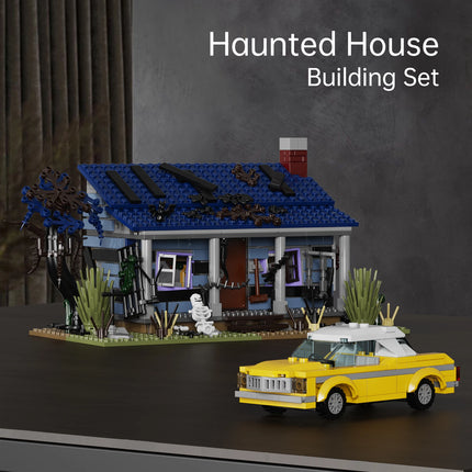 Evil Dead Horror House Building Block Set with LED Light,Haunted House Hut Model Toys Boys and Girls Halloween Gifts(639 Pcs)