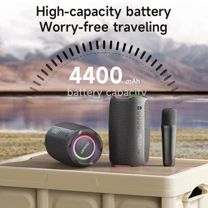 Zealot_S61 Karaoke Machine Portable Bluetooth Speaker with 1-2 Wireless Microphones Bluetooth 5.3 Home Family Singing Gifts