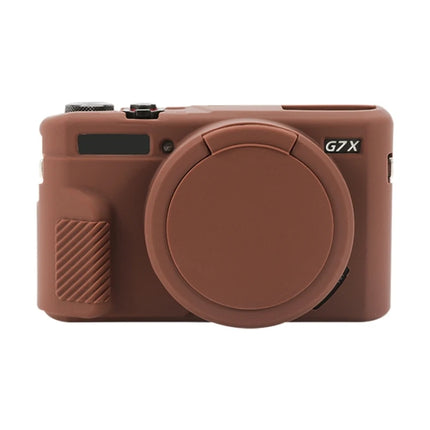 High Quality Soft Silicone Case For Canon PowerShot G7 X Mark II / G7X II / G7X2 Camera Protective Shell with Lens Cover