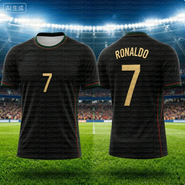 Camiseta de fútbol de colección Ronaldo Unisex, ligera y transpirable, ropa deportiva para hombres y mujeres, estilo urbano