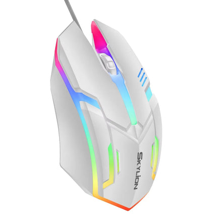 F1 Wired 3 Keys Mouse Colorful Lighting Gaming and Office For Microsoft Windows and Apple IOS System - product image from BSM