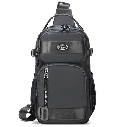 Riding Backpack for Men, Men's Chest Bag, Casual Men's Single Shoulder Bag, Lightweight and Large-Capacity Crossbody Bag