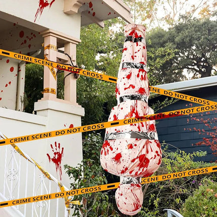 Halloween Horror Simulation Fake Dead Body Prop Inflatable Body Indoor Outdoor Yard Garden Haunted House DIY Decor Supplies